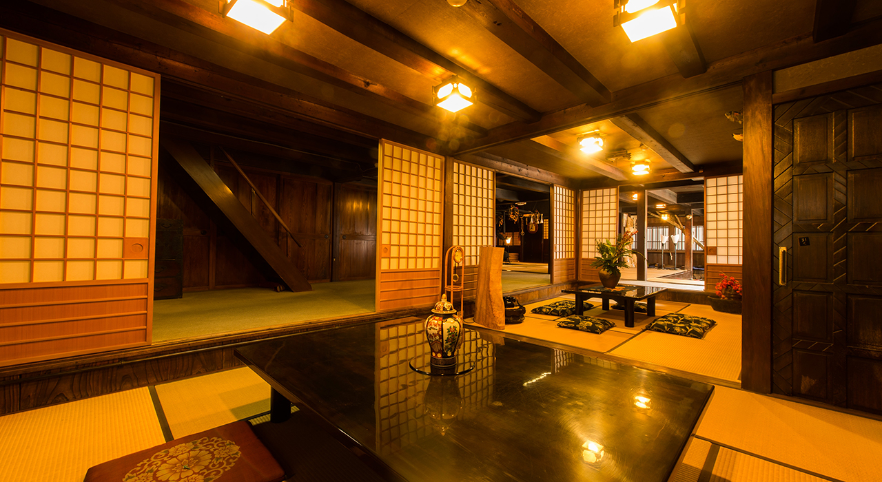 古民家を改装した旅館