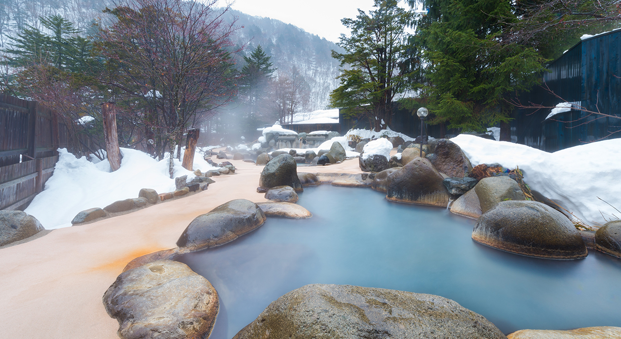 旅館の露天風呂